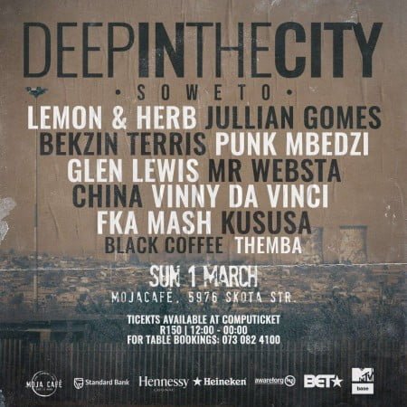 Black Coffee – Live At (Deep In The City Soweto) mp3 download mix 2020
